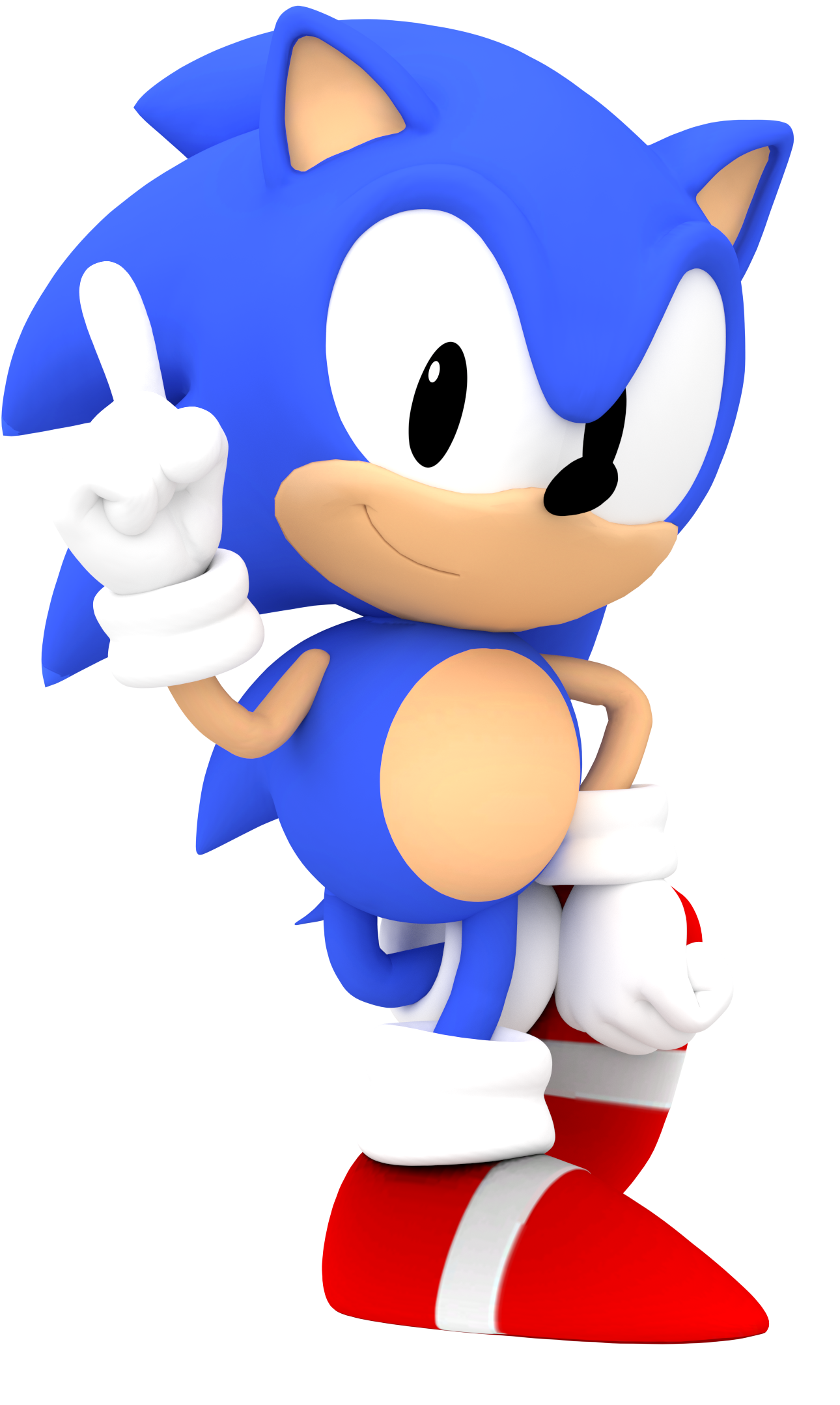 Classic Sonic Render by ModernLixes on DeviantArt