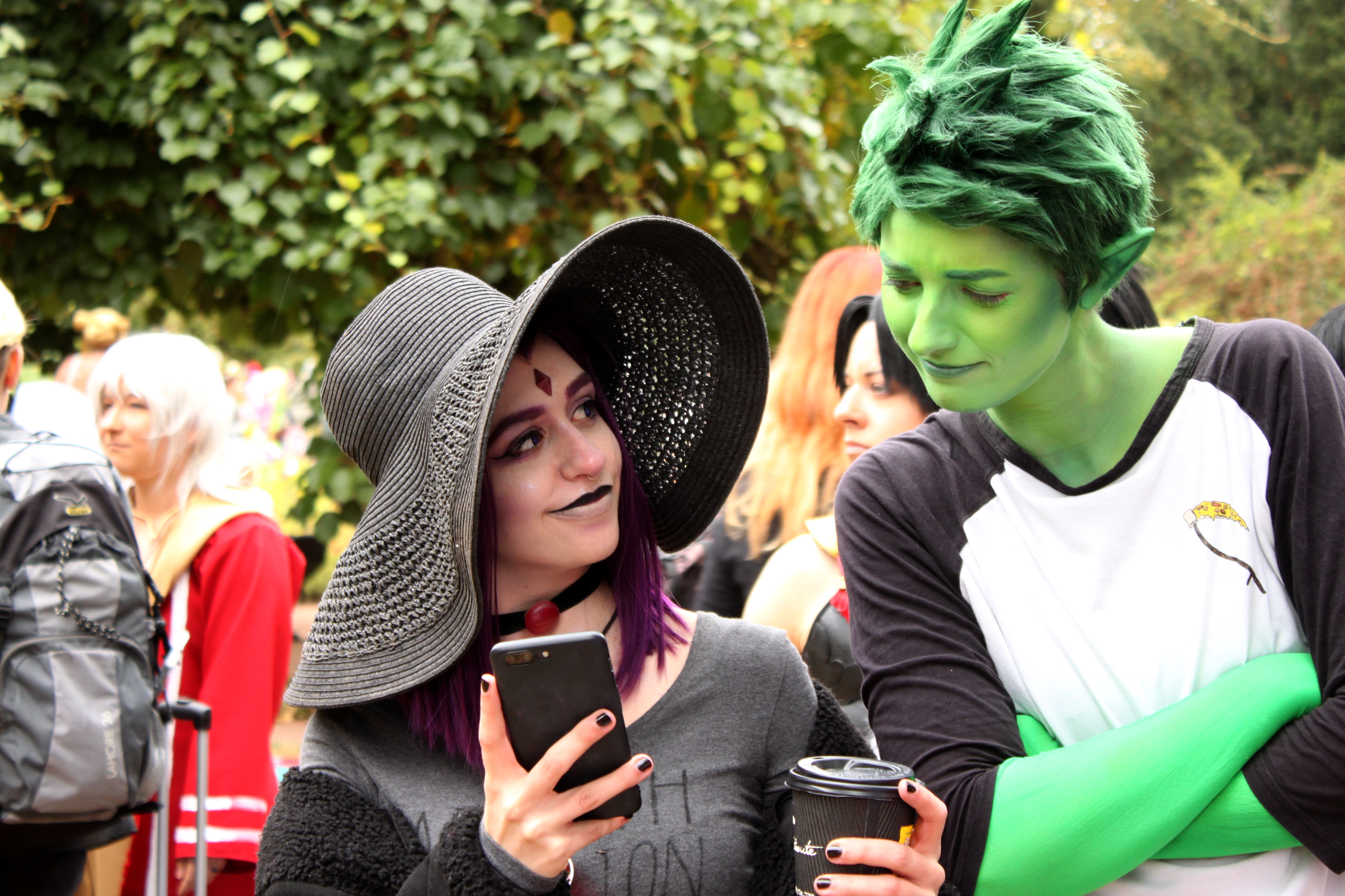 Casual Raven And Beast Boy Teen Titans By Sariel1403 On Deviantart