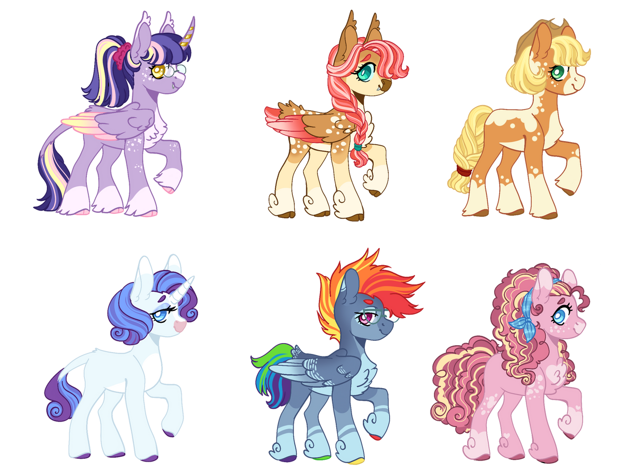 MLP Headcanon: Mane Six by Chesshire-Code on DeviantArt