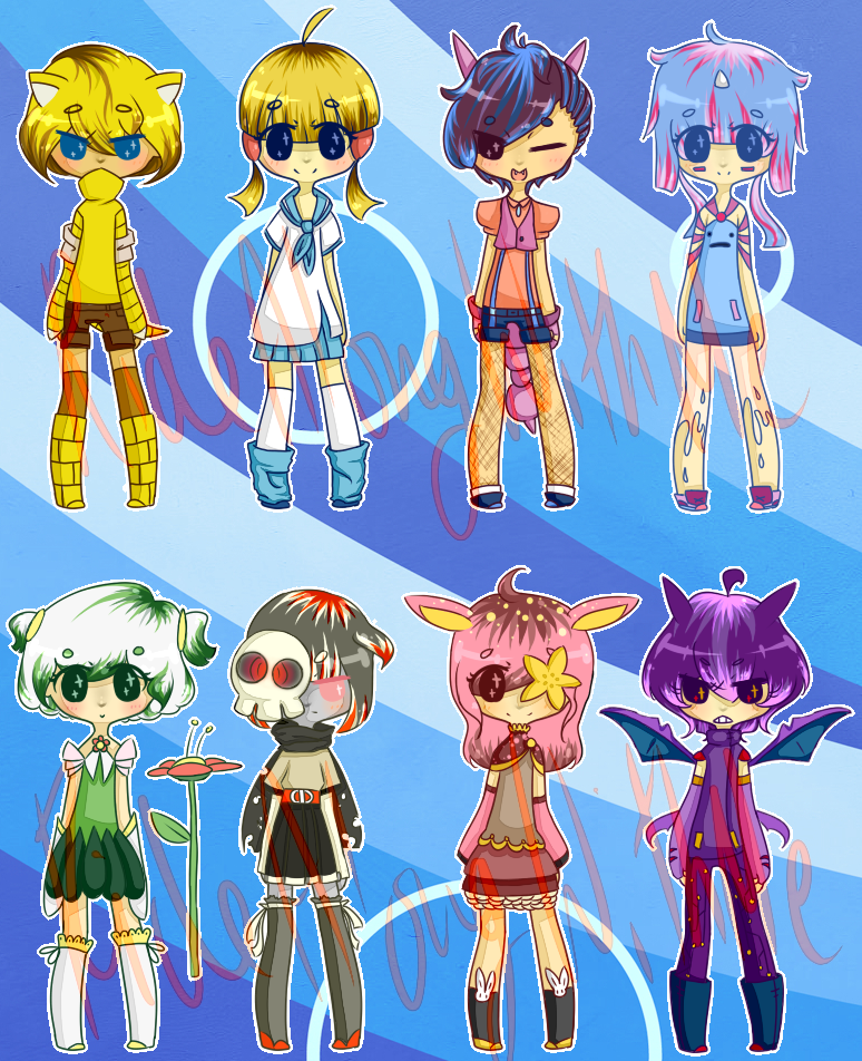 [OPEN - 1 LEFT] Pokemon Gijinka Set