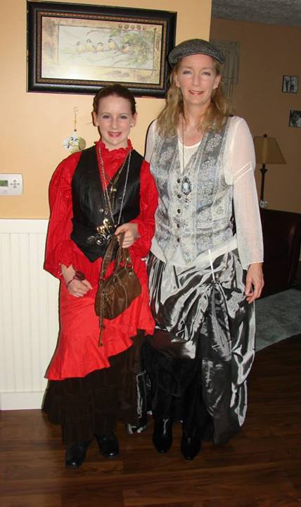 Lizzy and her Mom Halloween :D