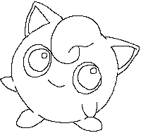 Jigglypuff Lineart