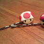 Mario and Toad Bobby Pins