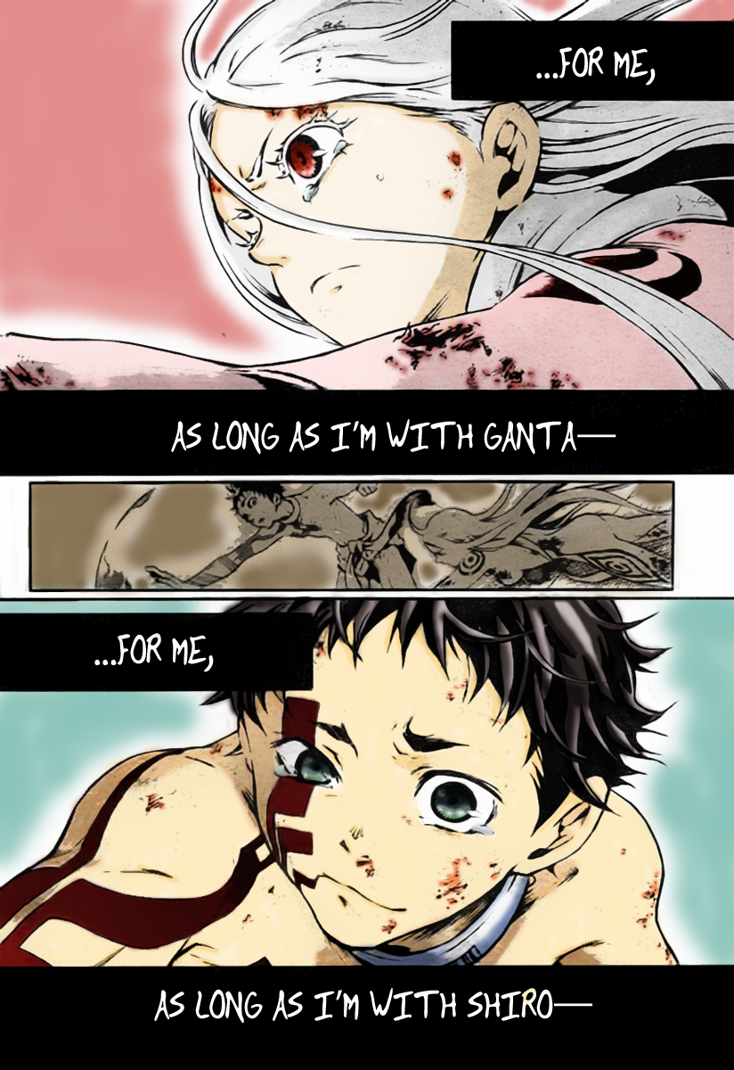 As long as I'm with... ~Shiro and Ganta~