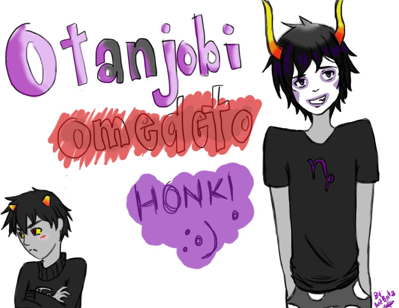 Otanjobi Omedeto -Karkat and Gamzee-