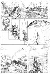 Alien Contact Page Two Pencils