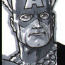 Captain America head-sketch