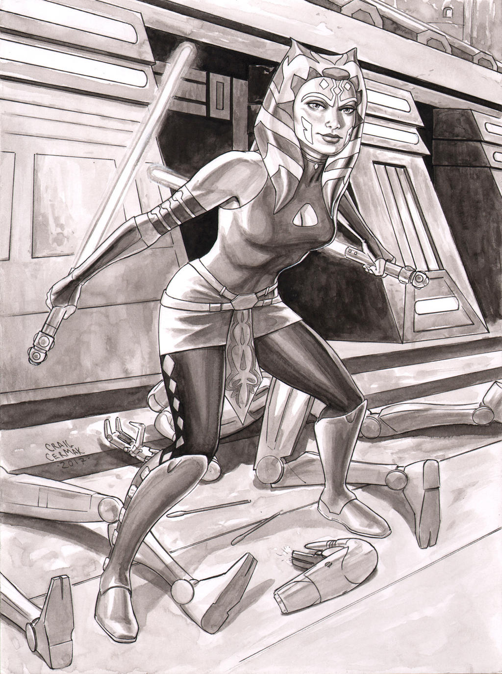 Ahsoka Tano Star Wars Clone Wars by craigcermak on Ahsoka Tano Star Wars Clone Wars by craigcermak on