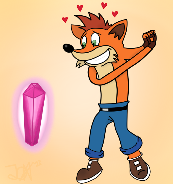 Crash Loves a Good Crystal