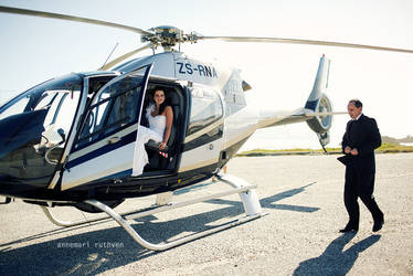 wedding helicopter ride