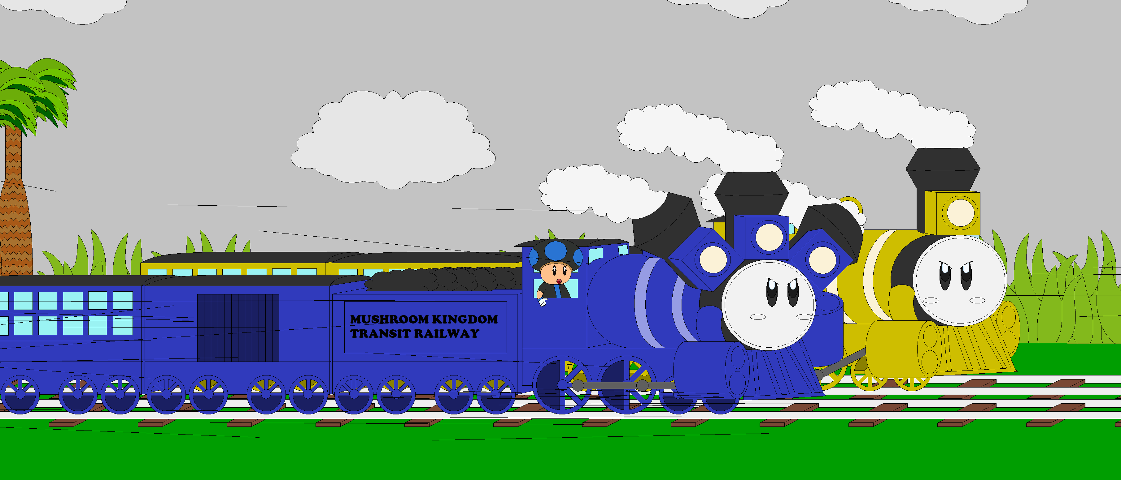 Train Racing by KirbyKphoria2 on DeviantArt