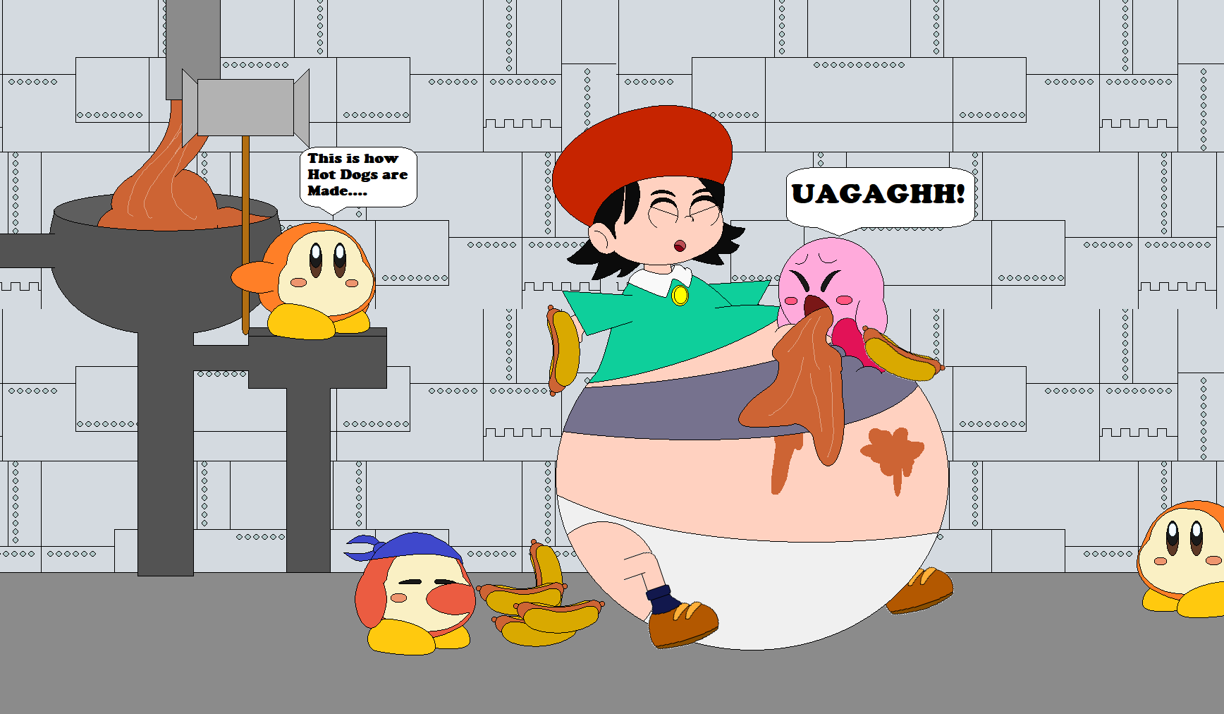 Deviantart Meat Factory Meat Madness by KirbyKphoria2 on DeviantArt