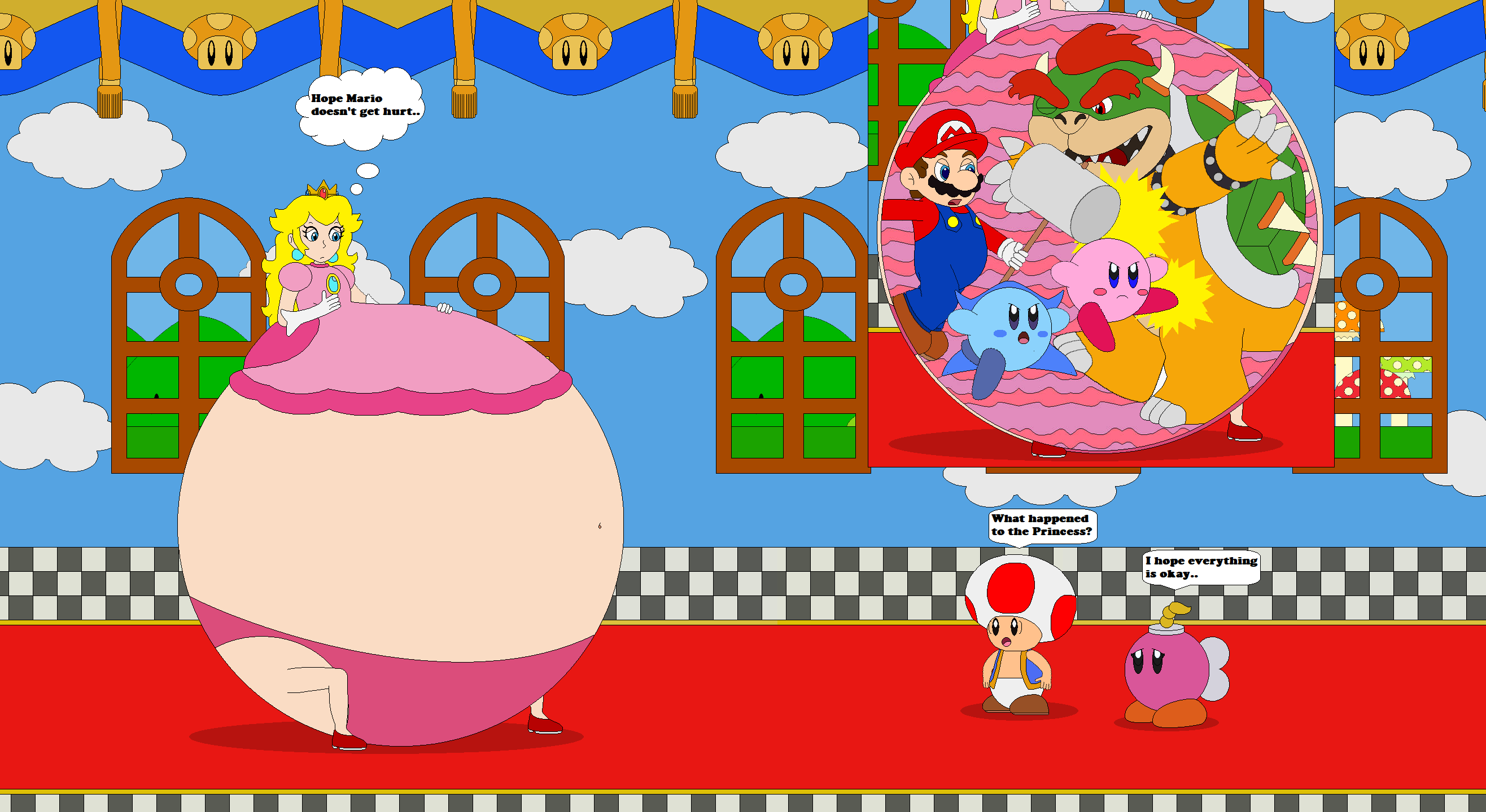 Chickfighter Raspberry Belly (Request By pzdark) Battle in a belly by KirbyKphoria2 on DeviantArt