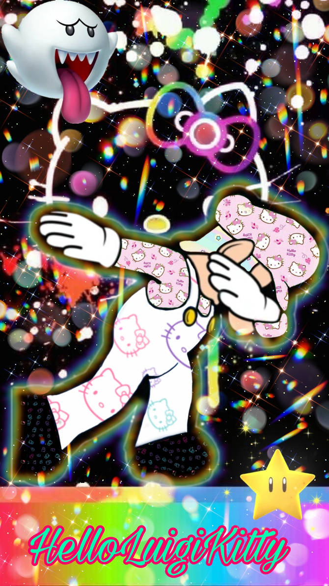 LuigiKitty dabbing by HelloLuigiKitty on DeviantArt