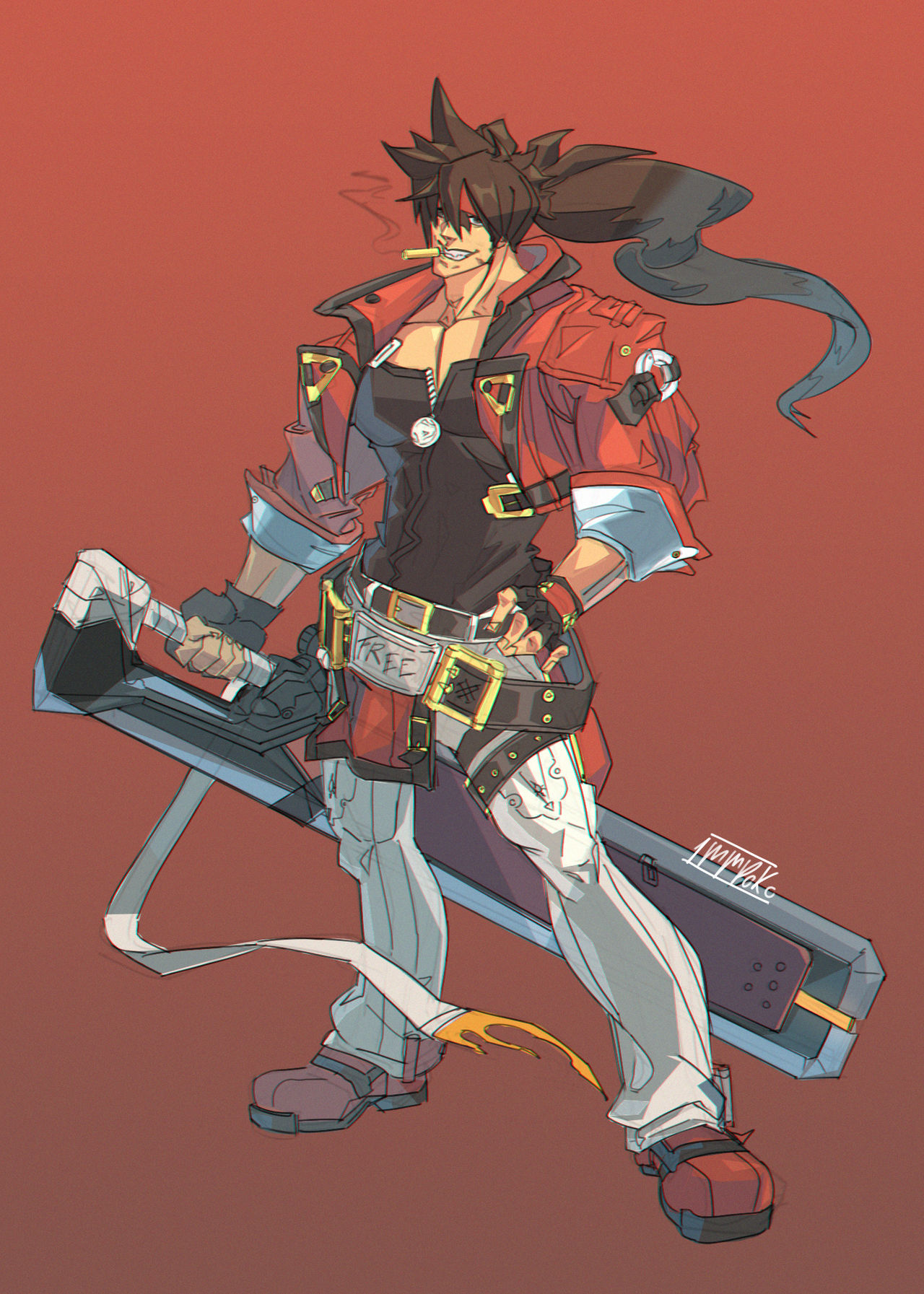 Sol Badguy by immpoko on DeviantArt