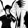 Hiko and Kenpachi