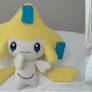 Life Sized Jirachi and Jigglypuff Needle Felt