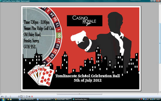 Prom ticket original design