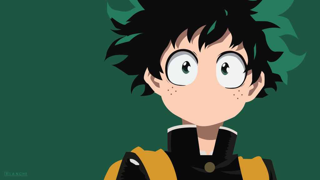 Izuku From My Hero Academia Minimalist Wallpaper By Blanche Des On