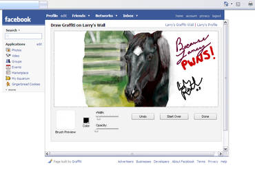 Fancy Facebook Graffiti