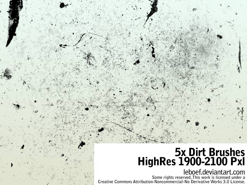 5x Dirt Brushes Hi-Res
