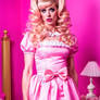 Crossdresser Sissy Blonde Pink