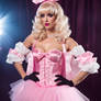 Crossdresser Sissy Blonde PinkLingerie HairKnot