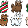 Christmas Themed Doggo Adopts OPEN (0/6)