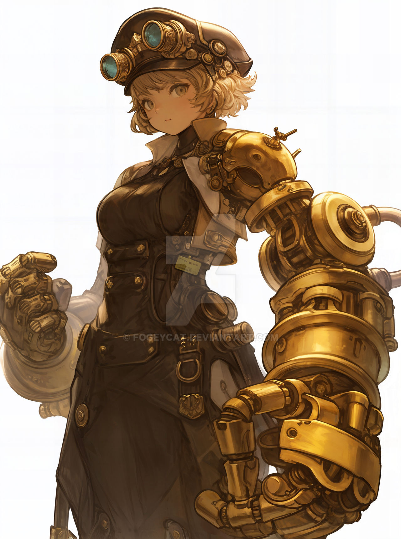 Steampunk android. by FogeyCat on DeviantArt