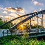 Dr. Martin Luther King Jr. Bridge with Sunburst