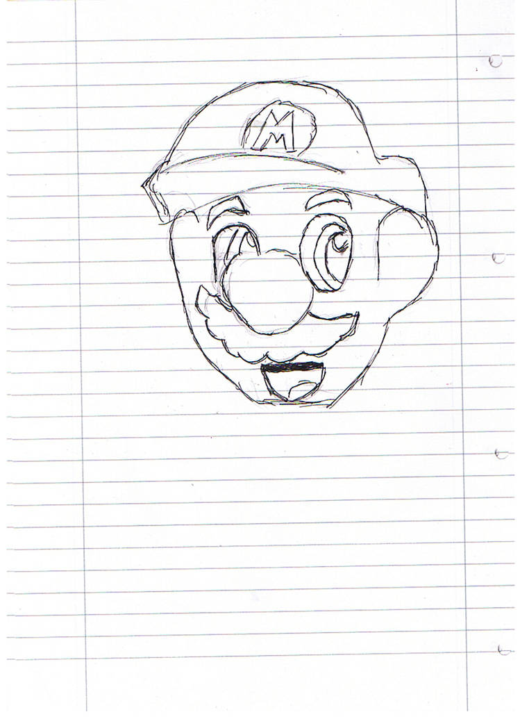 Mario Head. by Alexander1993 on DeviantArt