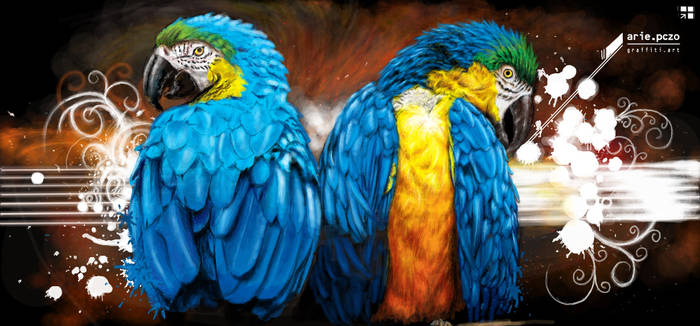 'Two Parrots'