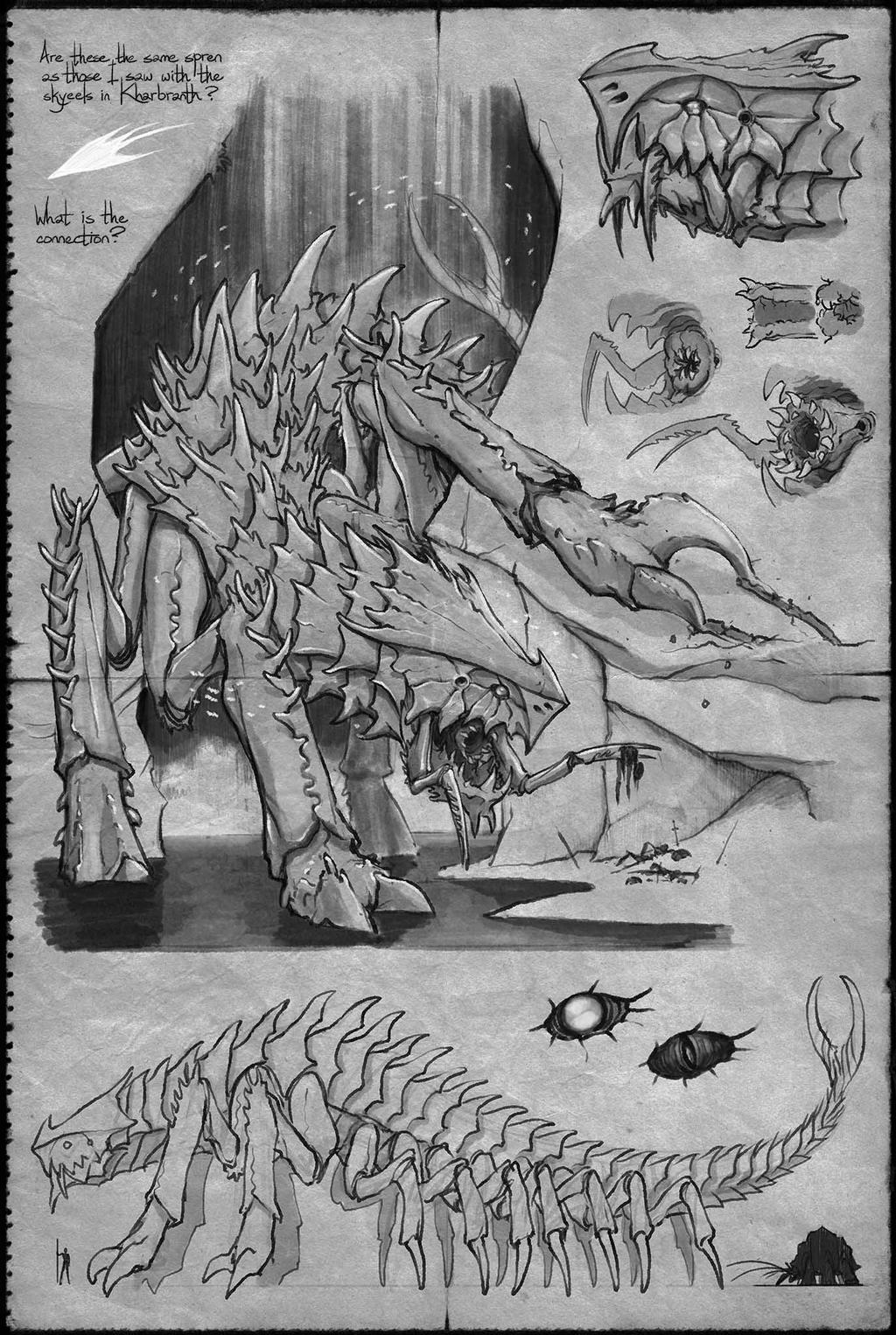 Stormlight - Chasmfiend by Inkthinker