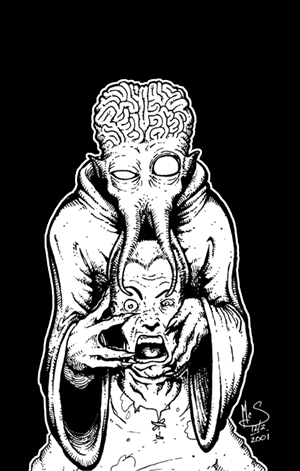 OLD WORK - Mind Flayer by Inkthinker