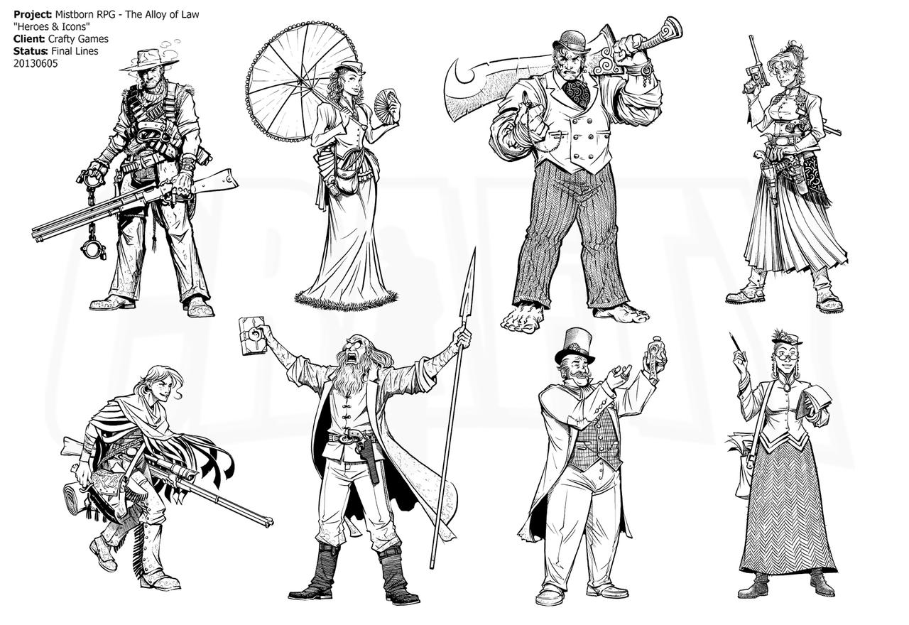 Mistborn RPG - Alloy Heroic Archetypes by Inkthinker on DeviantArt