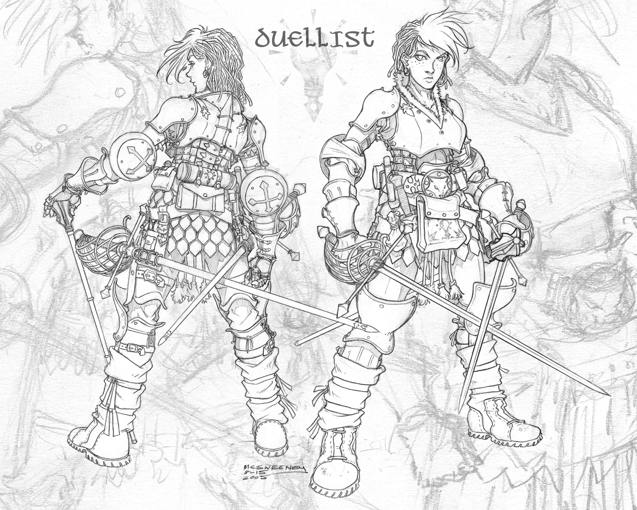 Duelist Armor Design