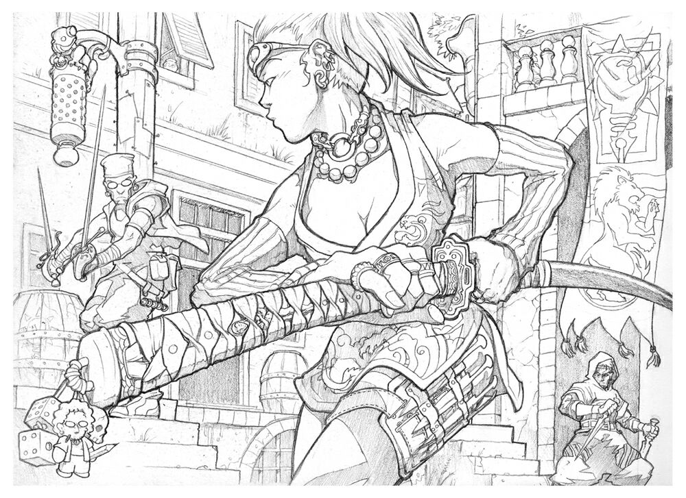 Alleyway - Dirty Pencils