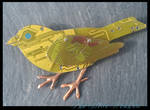 a little yellow bird - broach by thebluekraken