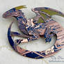 blue dragon brooch - circuit