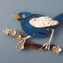 fairy wren brooch -circuit