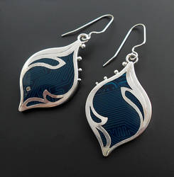 the ocean blue earrings