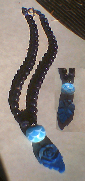 Sodalite and lapiz necklace