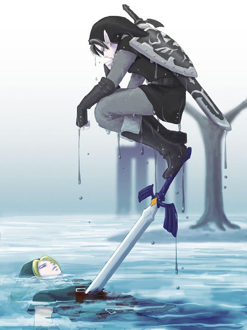 Dark Link Looking At Normal Link Dead By Mouserose On Deviantart Dark Link Looking At Normal Link Dead By Mouserose On Deviantart