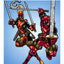 Deadpool + Lady Deadpool print