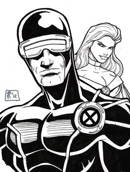 Cyclops and Emma sketch