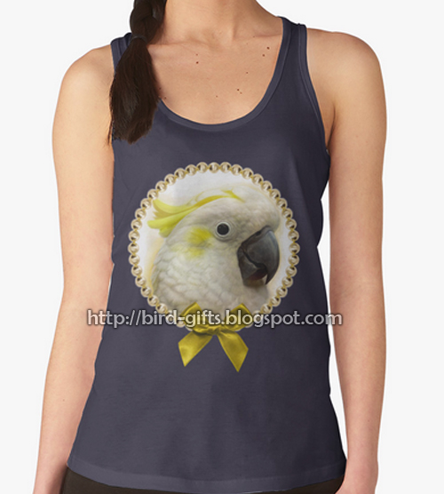 Sulphur Crested Cockatoo Realistic Painting Tank Top