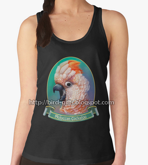 Click here to buy this Moluccan Cockatoo Realistic Painting Tank Top! Moluccan Cockatoo Realistic Painting Tank Top
