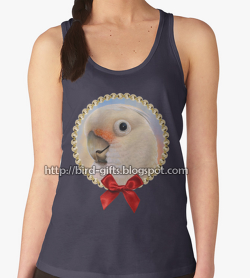 Goffin Tanimbar Corella Cockatoo Realistic Painting Tank Top