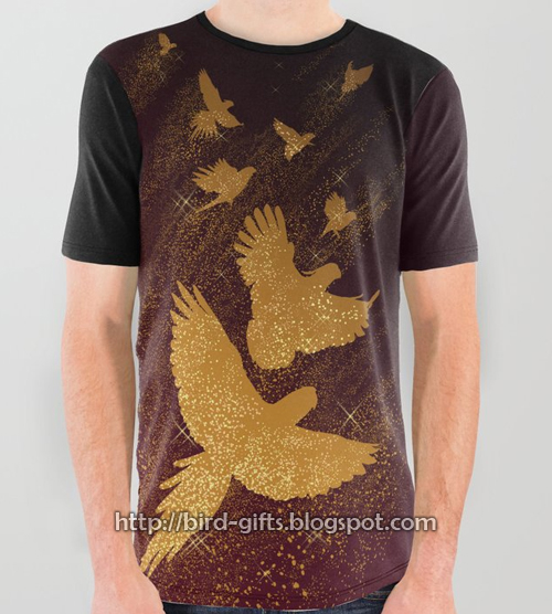 parrot golden milky way t-shirt
