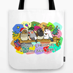 Click here to buy this Merry Christmas Finches Tote Bag! Merry Christmas Finches Tote Bag